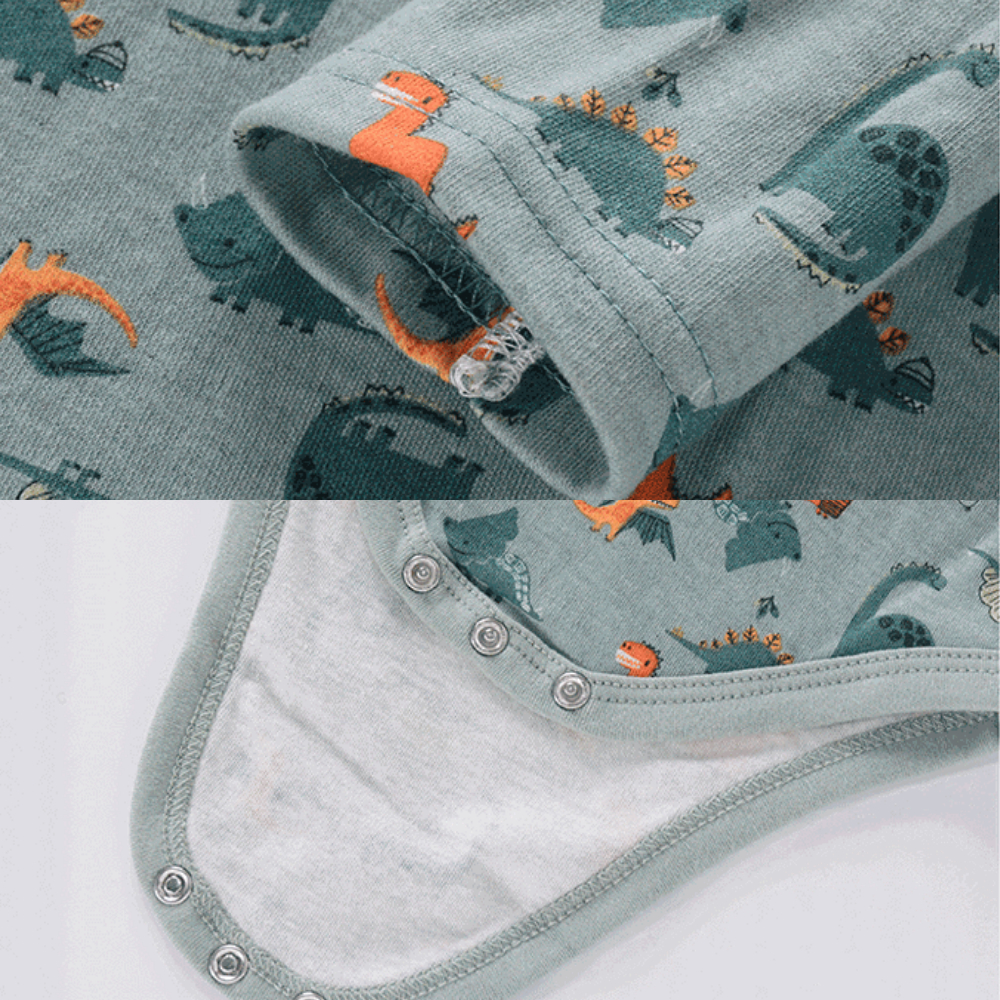 Body chip dài tay cho bé chất cotton mềm mát size từ 3-8kg, bodysuit cho bé BDT07