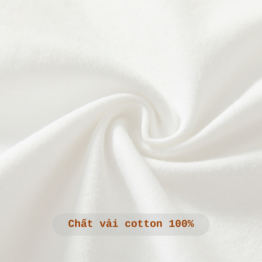 Body chip dài tay cho bé chất cotton mềm mát size từ 3-8kg, bodysuit cho bé BDT07
