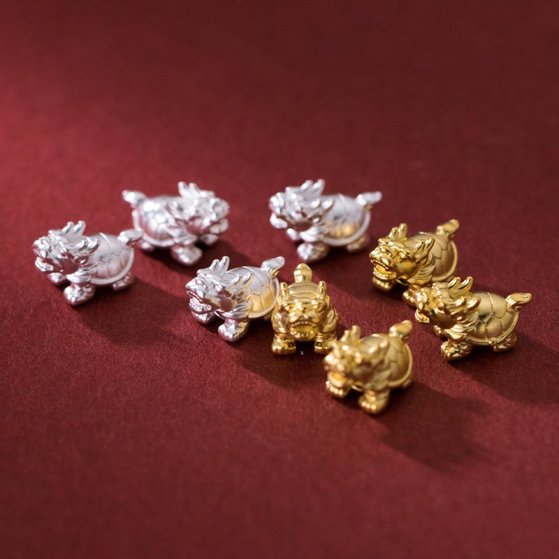 Charm bạc long quy - MH295