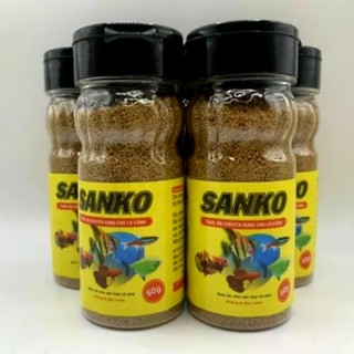 Cám Sanko hủ 60g - thức ăn chuyên dụng cho cá cảnh