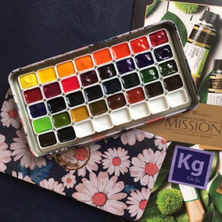 [Pocket] Màu Nước Mijello Mission Gold Hàn Quốc hạng họa sĩ chuyên nghiệp