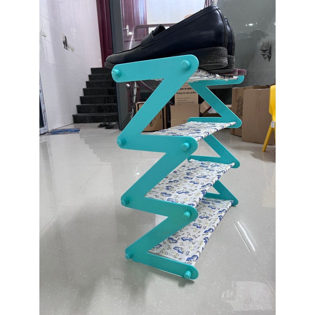 Kệ Dép 4 Tầng Chữ Z Để Sách Vở, Giày Dép, Vật Dụng Đang Năng Và Tiện Lợi
