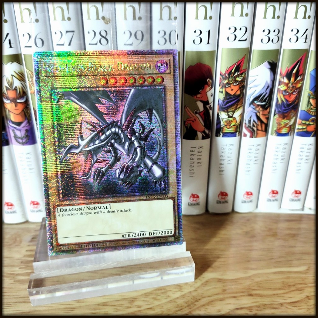 Thẻ bài Yugioh Chính Hãng Red-Eyes Black Dragon– 25th Secret Rare
