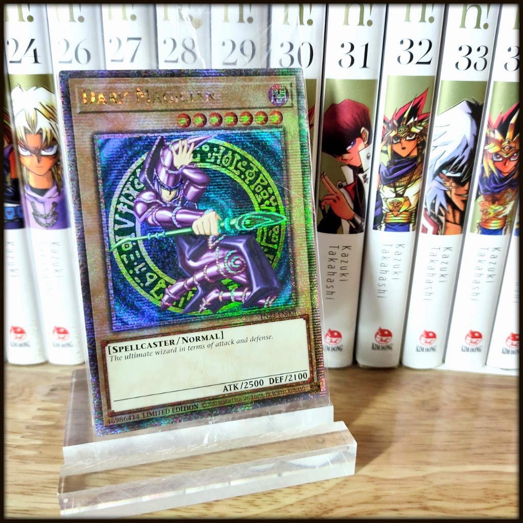 Thẻ bài Yugioh Chính Hãng Dark Magician– 25th Secret Rare