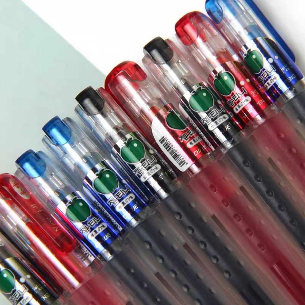 Hộp bút gel nước temp quả táo