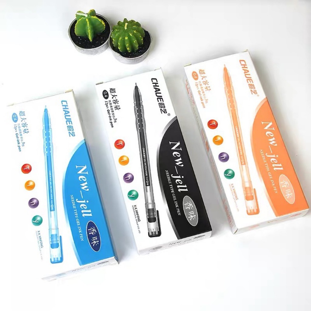 Hộp bút gel nước temp quả táo