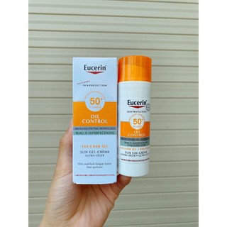 Kem chống nắng eucerin dry touch oil control spf50+ 50ml