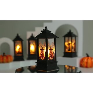 Đèn bão nhỏ trang trí Halloween sẵn pin (có clip, hàng sẵn, có hỏa tốc)