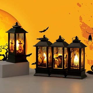 Đèn bão nhỏ trang trí Halloween sẵn pin (có clip, hàng sẵn, có hỏa tốc)