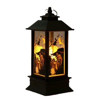 Đèn bão nhỏ trang trí Halloween sẵn pin (có clip, hàng sẵn, có hỏa tốc)