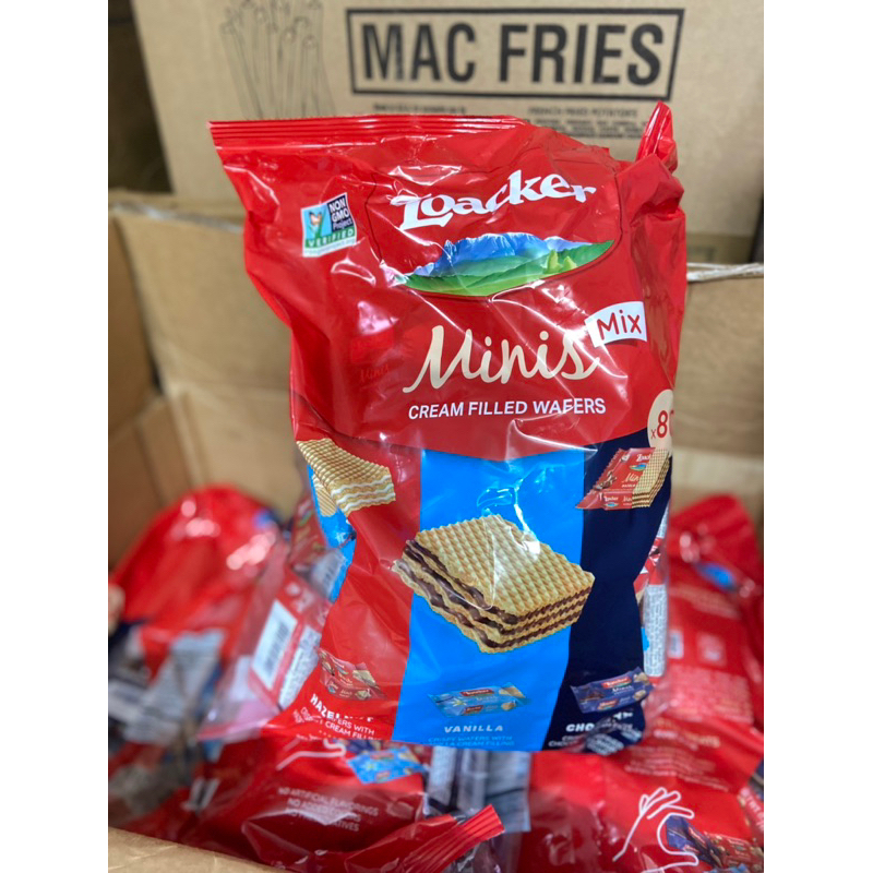 Bánh Xốp LOACKER Minis Mix 3 Vị gói 800gr x 80