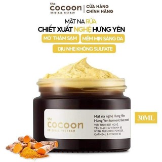 Mặt Nạ Nghệ Cocom Face Mask giúp dạ rạng rỡ, mịn màng