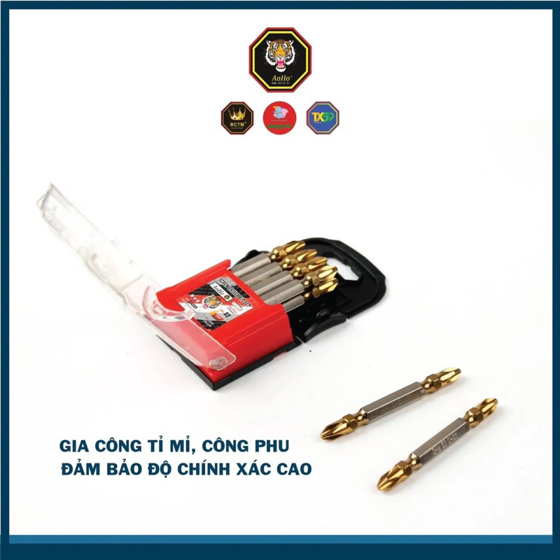 Mũi siết vít cao cấp, mũi siết vít vàng xe, mũi siết vít 4 * 65 - AOHO - Chính hãng