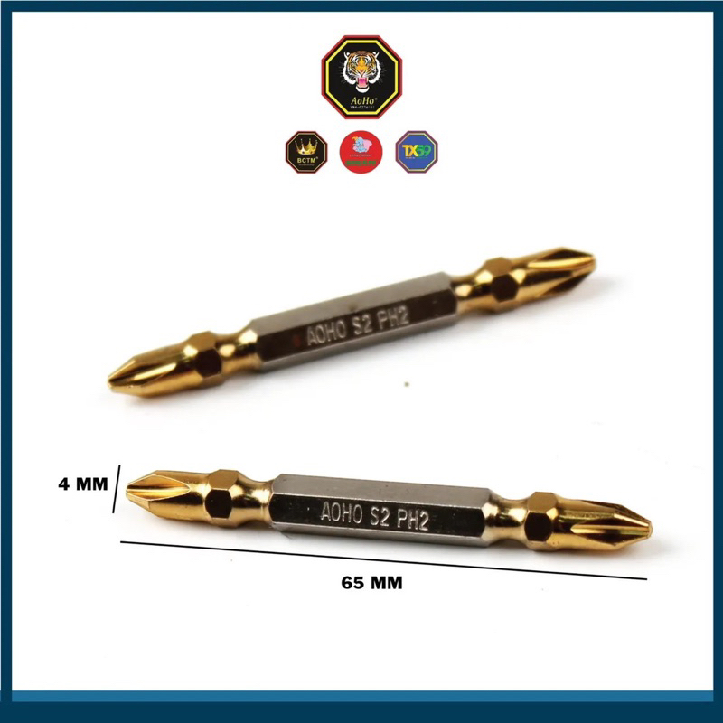 Mũi siết vít cao cấp, mũi siết vít vàng xe, mũi siết vít 4 * 65 - AOHO - Chính hãng