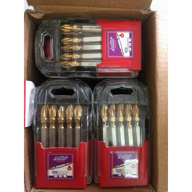 Mũi siết vít cao cấp, mũi siết vít vàng xe, mũi siết vít 4 * 65 - AOHO - Chính hãng