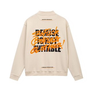 Áo nỉ mikenco script sweater