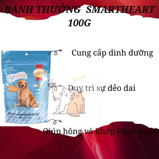 Bánh thưởng cho chó giúp hông & khớp khỏe mạnh Smartheart Healthy Hip Happy Joint 100g
