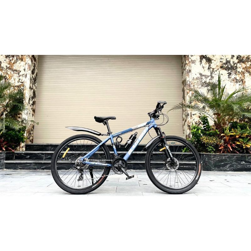 Xe đạp địa hình khung nhôm BlazeBike MT68 không mối hàn bộ đề 21 tốc độ shimano chính hãng nhật, tặng full quà tặng kemf