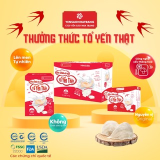 Sữa Chua Khô Có Tổ Yến Thật 19g - Hộp 8 gói