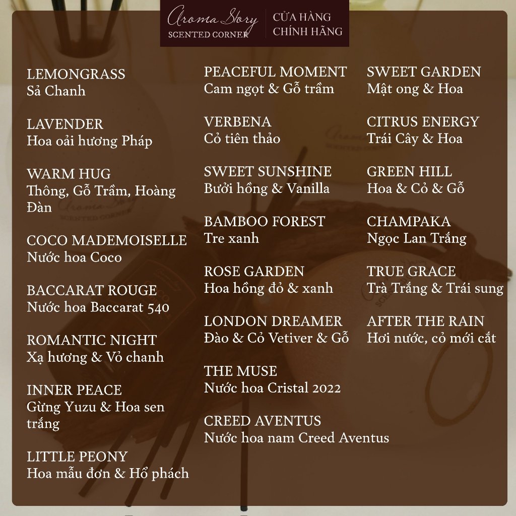 Tinh Dầu Khuếch Tán Thơm Phòng Green Hill - Aroma Story Dạng Cắm Que Phiên Bản Đặc Biệt Size 50ml/100ml/150ml