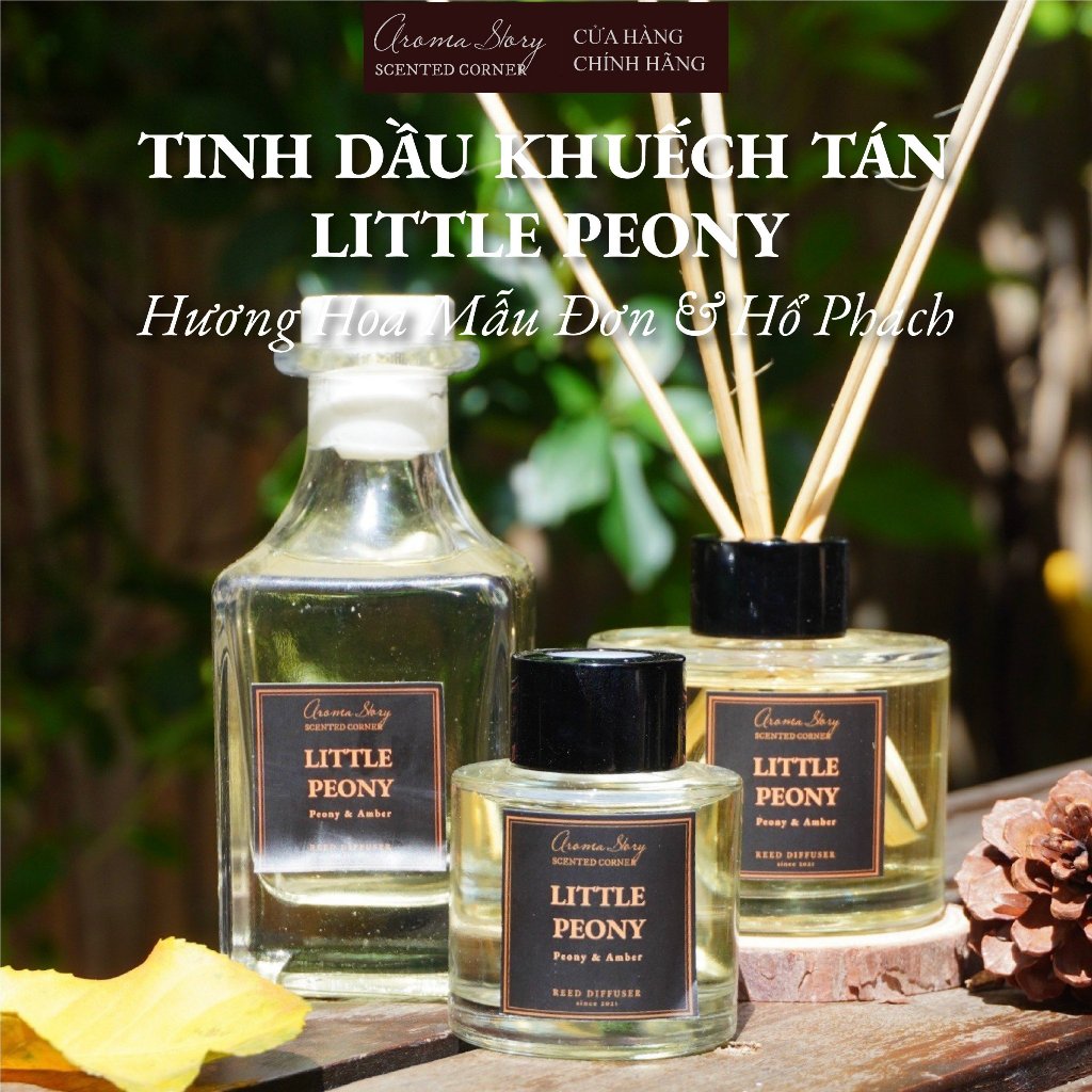 Tinh Dầu Khuếch Tán Thơm Phòng Green Hill - Aroma Story Dạng Cắm Que Phiên Bản Đặc Biệt Size 50ml/100ml/150ml