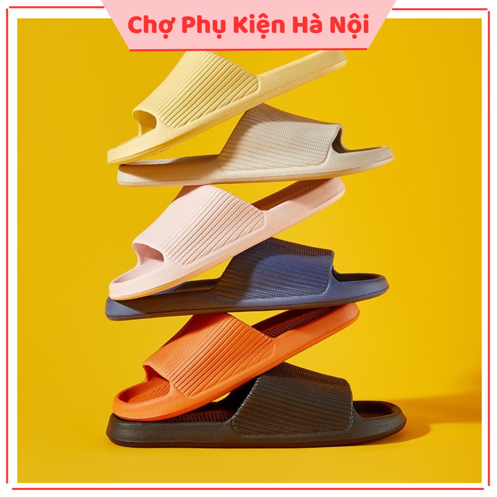 Dép bánh mì nam nữ quai quang đế cao thời trang , dép nữ quai ngang siêu nhẹ A101 Chợ Phụ Kiện Hà Nội