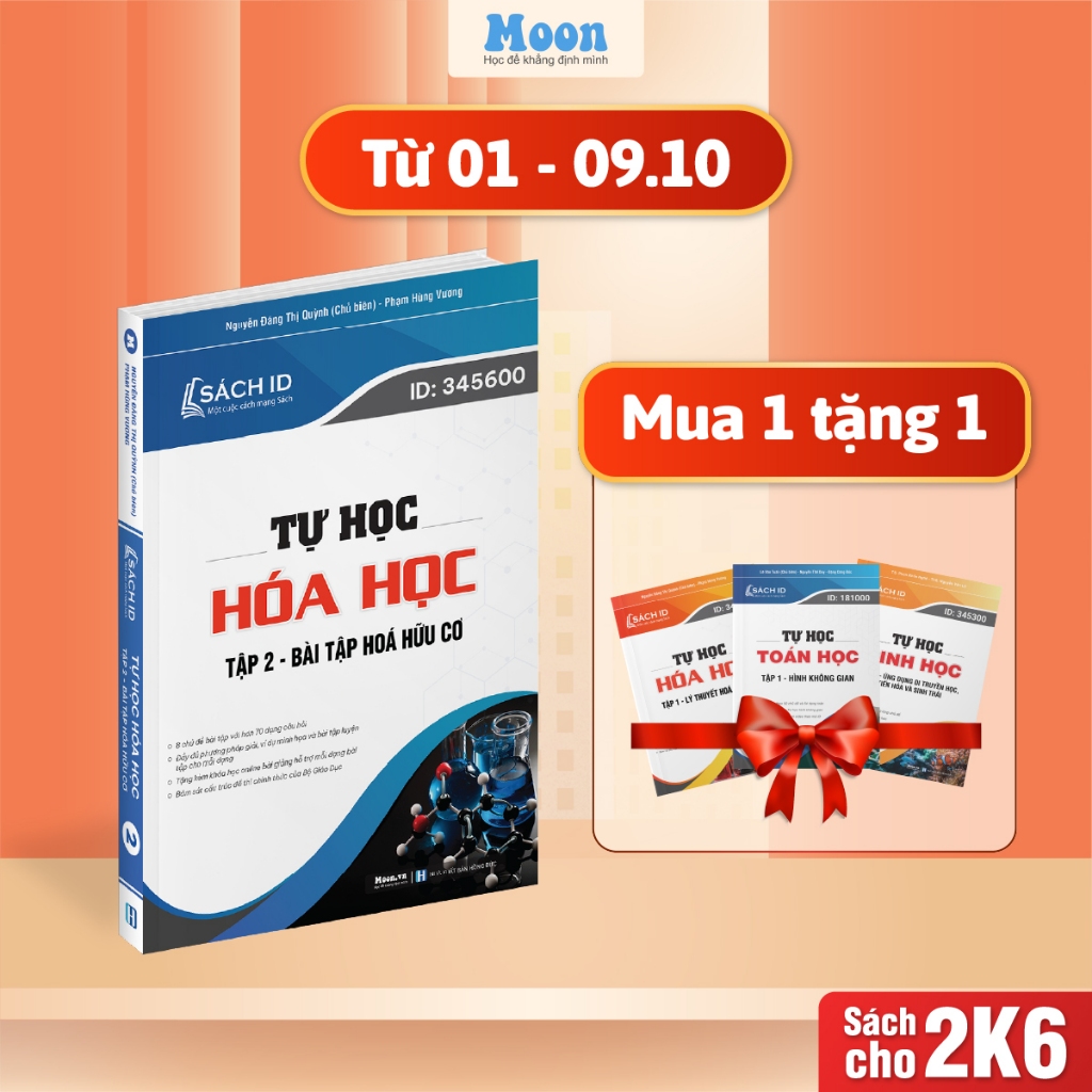 Sách ID Tự Học Bài Tập Hoá Hữu Cơ 12 , Sách ôn thi thpt quốc gia