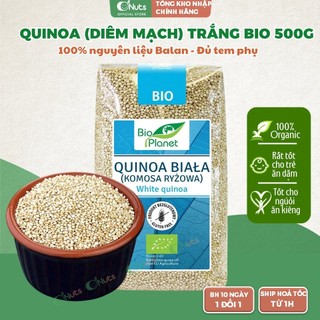 Quinoa Diêm Mạch Trắng Hữu cơ Bio Planet 500g