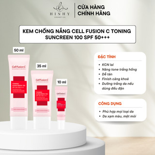 KEM CHỐNG NẮNG CELL FUSION C TONING SUNCREEN 100 SPF 50+++