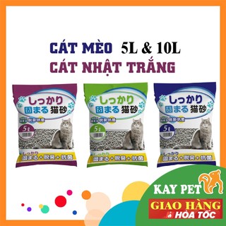 Cát nhật trắng vón nhanh - hút mùi tuyệt đối - bao 5l & 10l