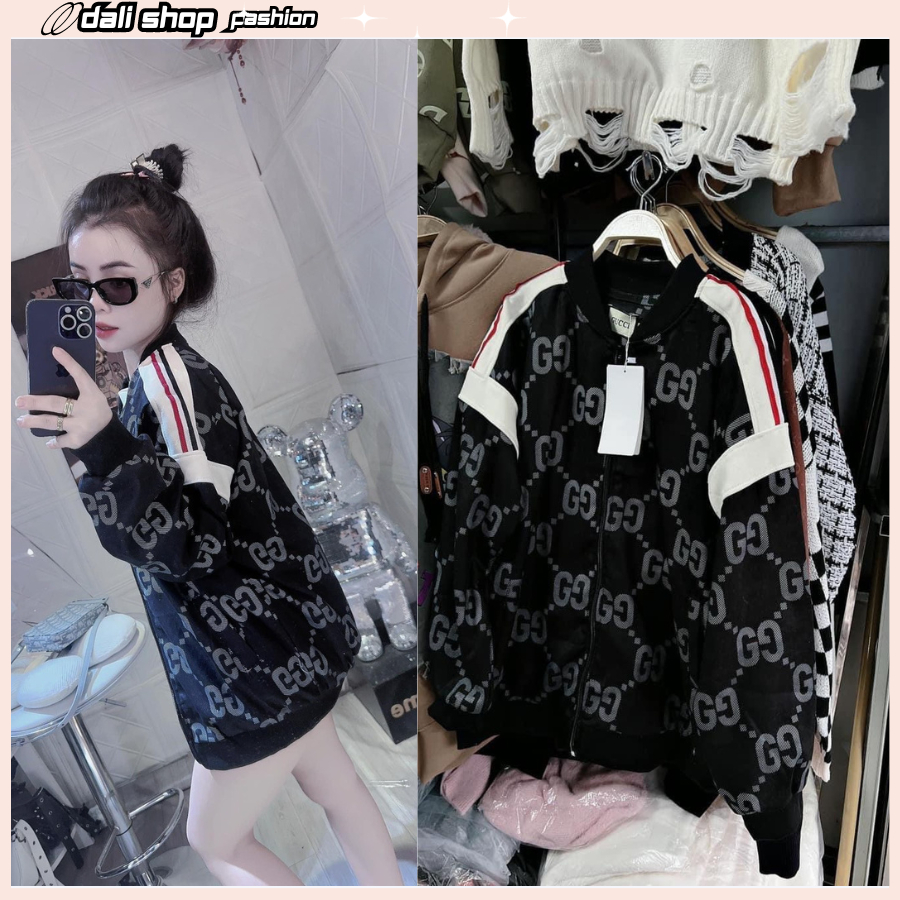 Áo khoác bomber nữ chất POLY mẫu mới cực hot, áo khoác thu đông duyên dáng trẻ trung
