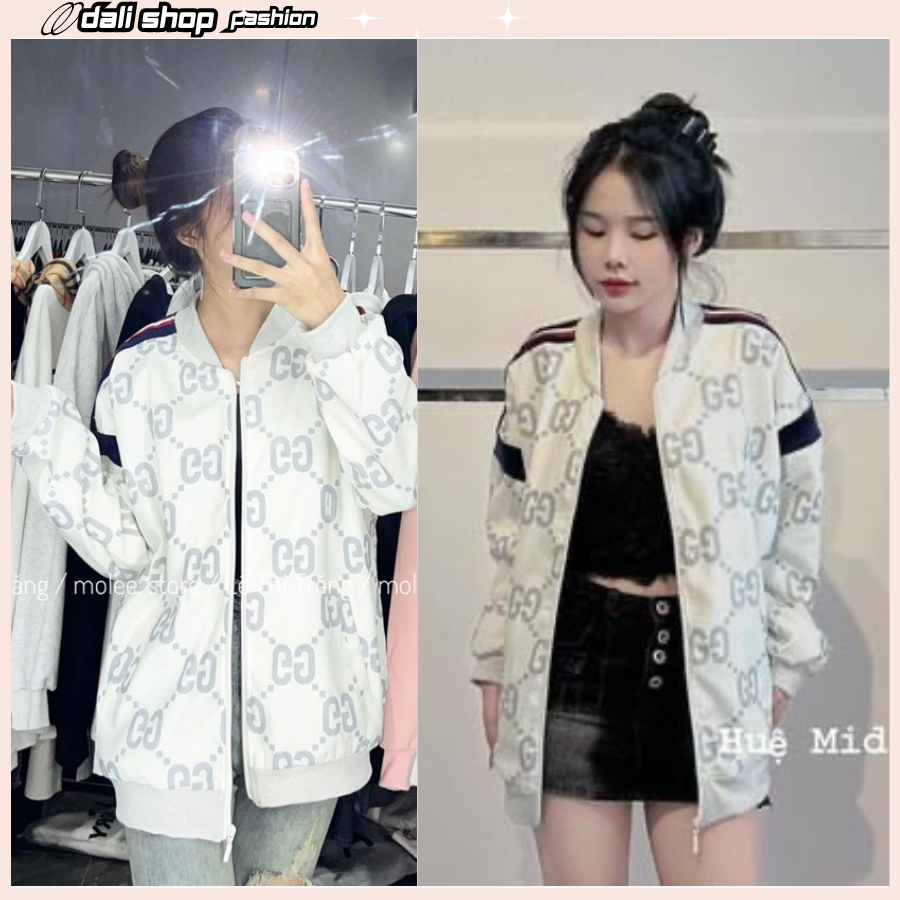 Áo khoác bomber nữ chất POLY mẫu mới cực hot, áo khoác thu đông duyên dáng trẻ trung