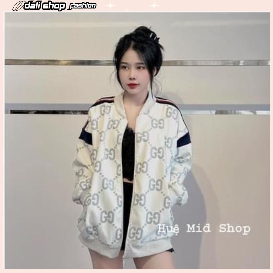 Áo khoác bomber nữ chất POLY mẫu mới cực hot, áo khoác thu đông duyên dáng trẻ trung