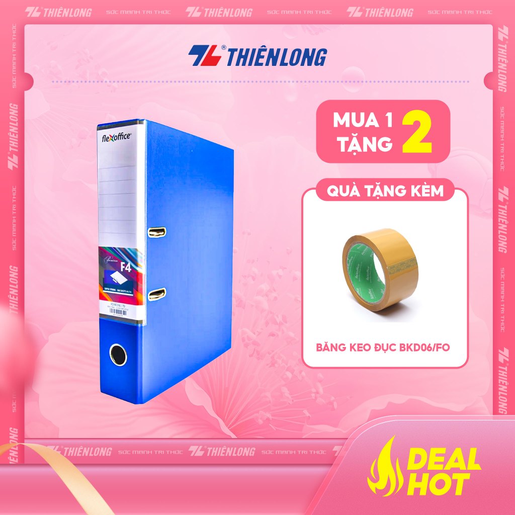 Bìa còng Thiên Long Flexoffice 70F4 FO-BC016