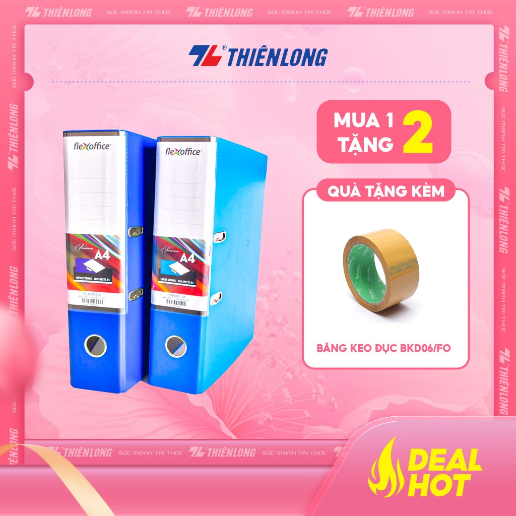 Bìa còng Thiên Long Flexoffice 70A4 FO-BC015