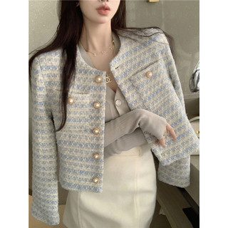 [ORDER 15-20 NGÀY] ÁO DẠ KẺ XANH 2 LỚP