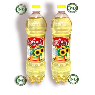 1 thùng 15 chai dầu hướng dương Nga 1Lit 15 chai - tiết kiệm hơn khi mua cả thùng