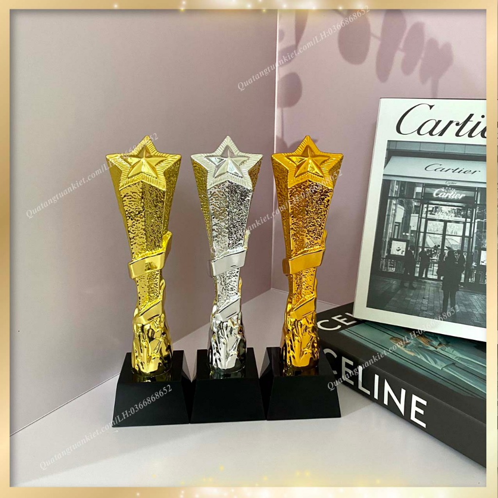 Cúp Pha Lê +Composite Mạ Vàng TK06