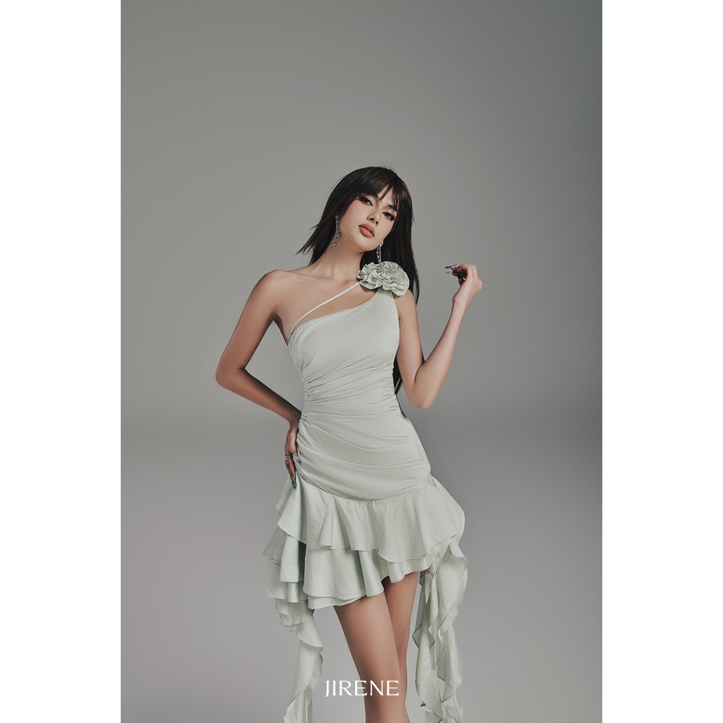 JIRENE Đầm CHOIR ôm cá tính thời thượng hiện đại Y2K