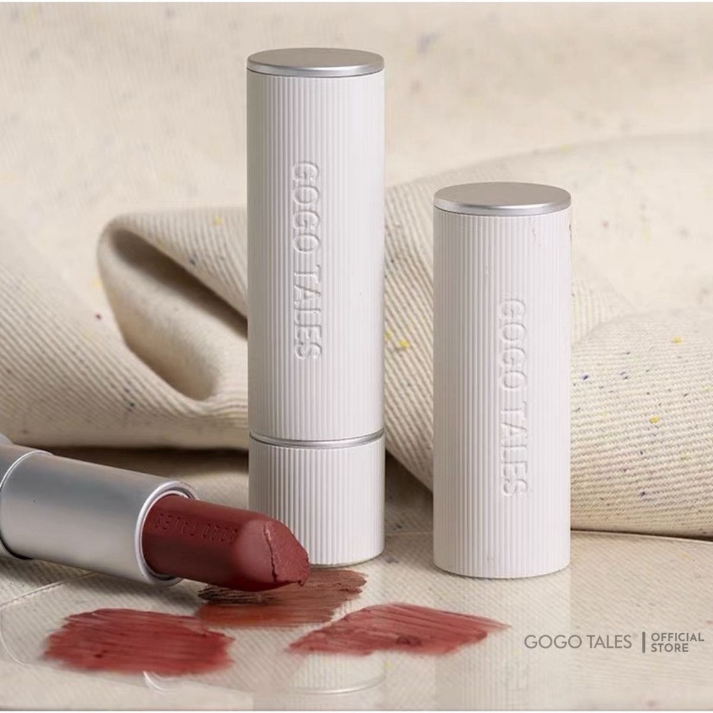 Son môi kem lì Gogo Tales lâu trôi Son thỏi nội địa trung mướt môi Autume and Winter Retro Lipstick GT319