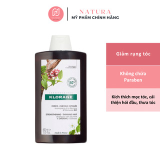 Dầu gội và dầu xả Klorane quinquina giảm rụng tóc và khô xơ 200ml- 400ml Pháp 