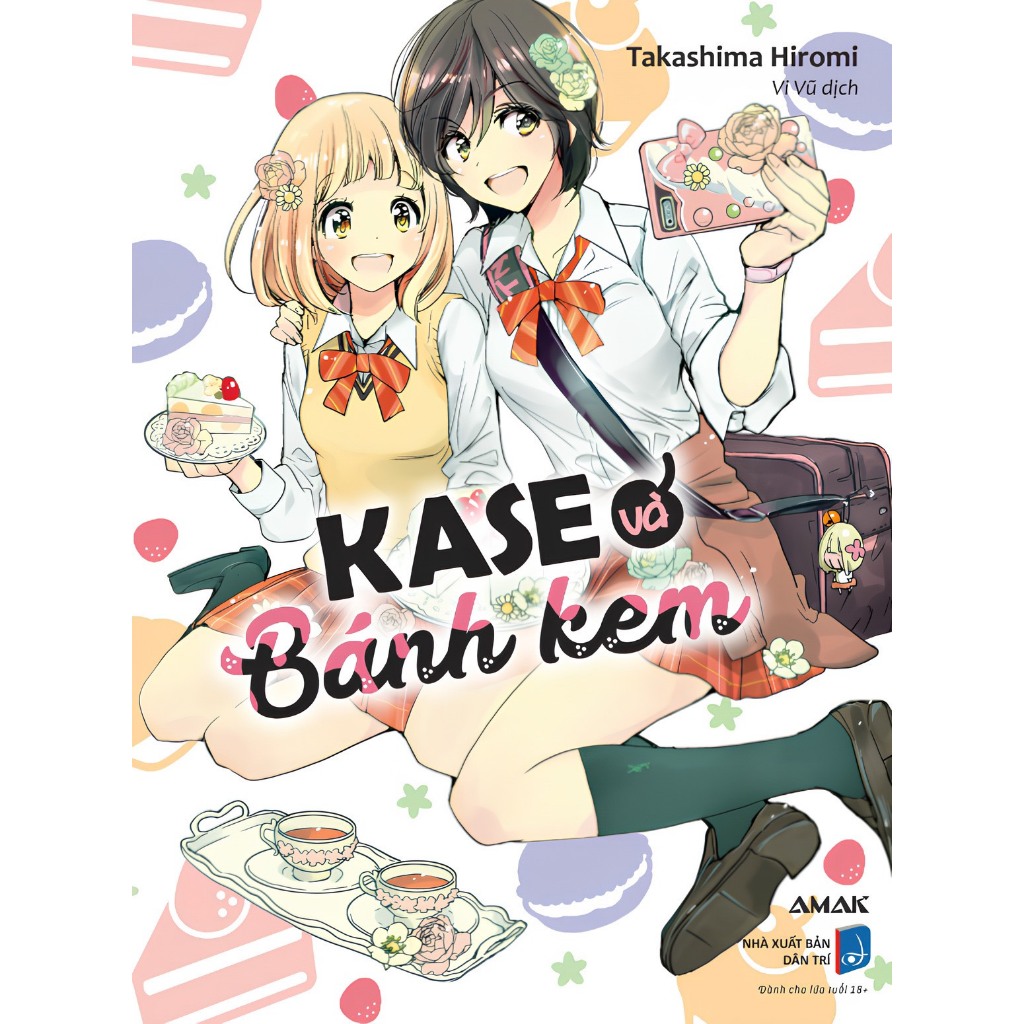 Truyện tranh Kase và bánh kem - Girls Love - Tặng Sticker + Couple Card + Poster - AMAK