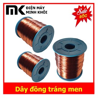   Dây điện từ KPA  dây đồng tráng men quấn biến áp mô tơ.... Kích thước 0.17mm - 2.5mm  