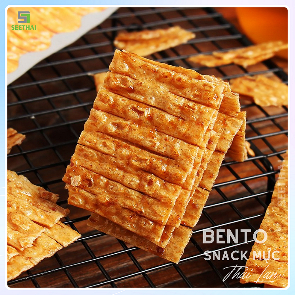 Mực BENTO Thái Lan cay nồng 18gr 20gr snack ăn vặt