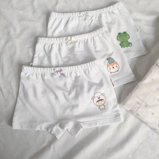 chip đùi bé gái cotton trắng