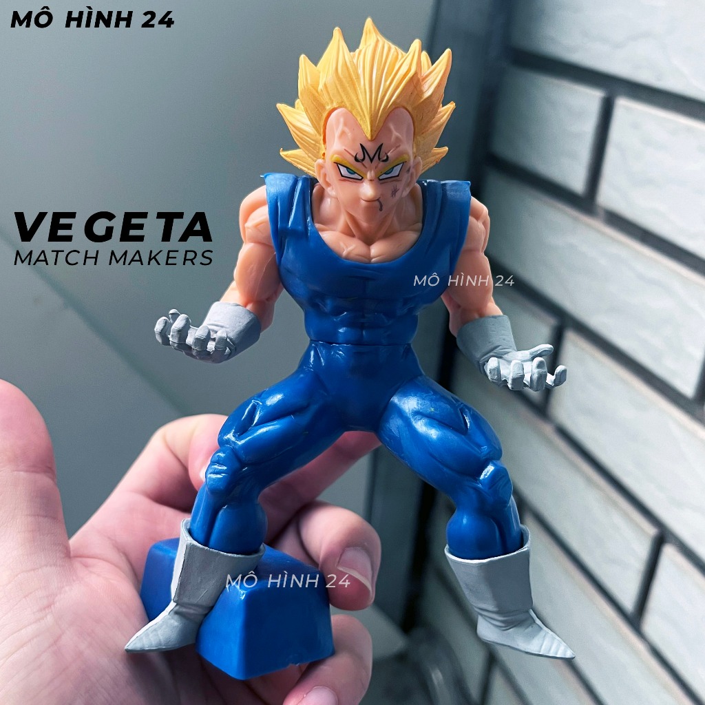 Mô hình nhân vật Vegeta Match Makers majin vegeta pvc mô hình 24h 24group dragon ball fig dragonball anh Rau