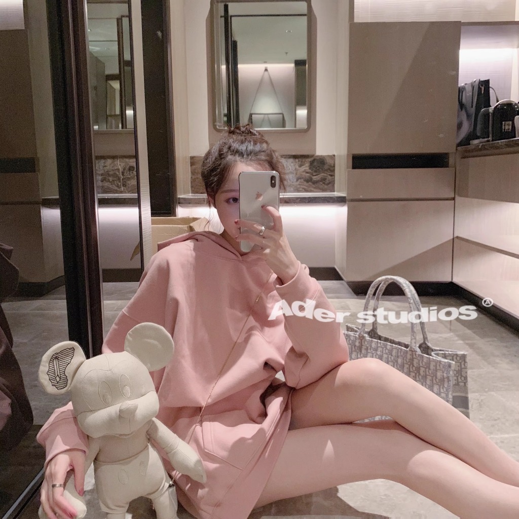 Áo hoodie Essential form rộng mũ 2 lớp tay phồng chất nỉ lông cáo 100%cotton premium mẫu in phản quang