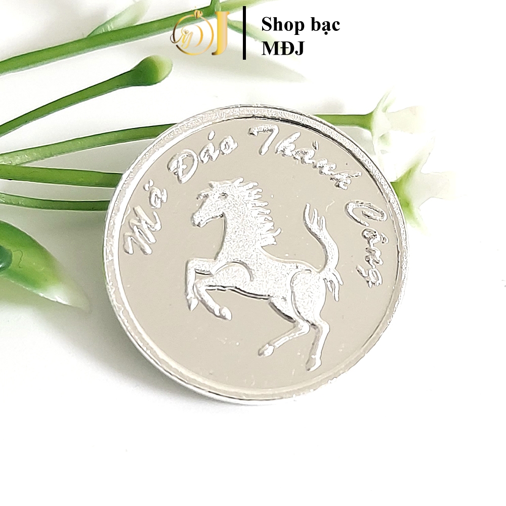 Đồng xu bạc ta nguyên chất, cạo gió, đánh gió, đánh cảm mđj010