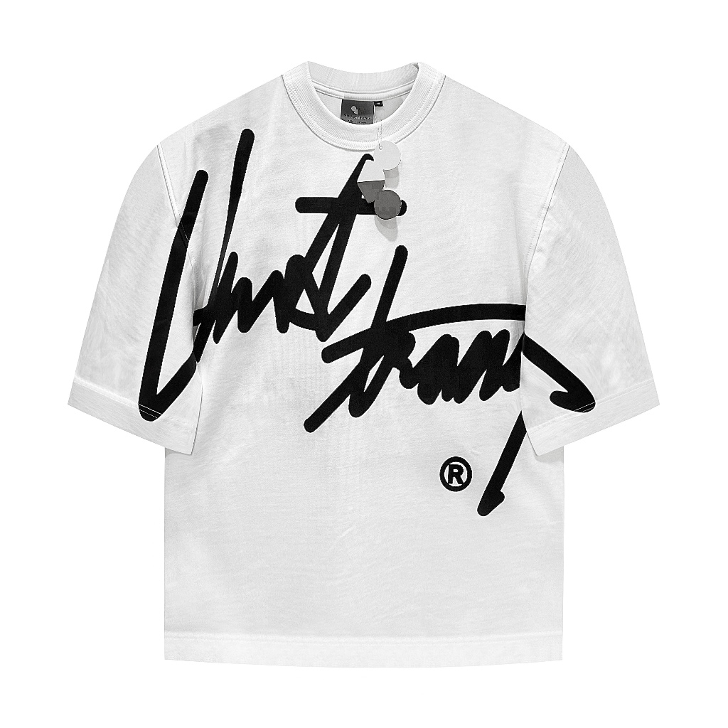 ÁO THUN Boxy cukie, trắng LS Short Tee CHUOTTRANG