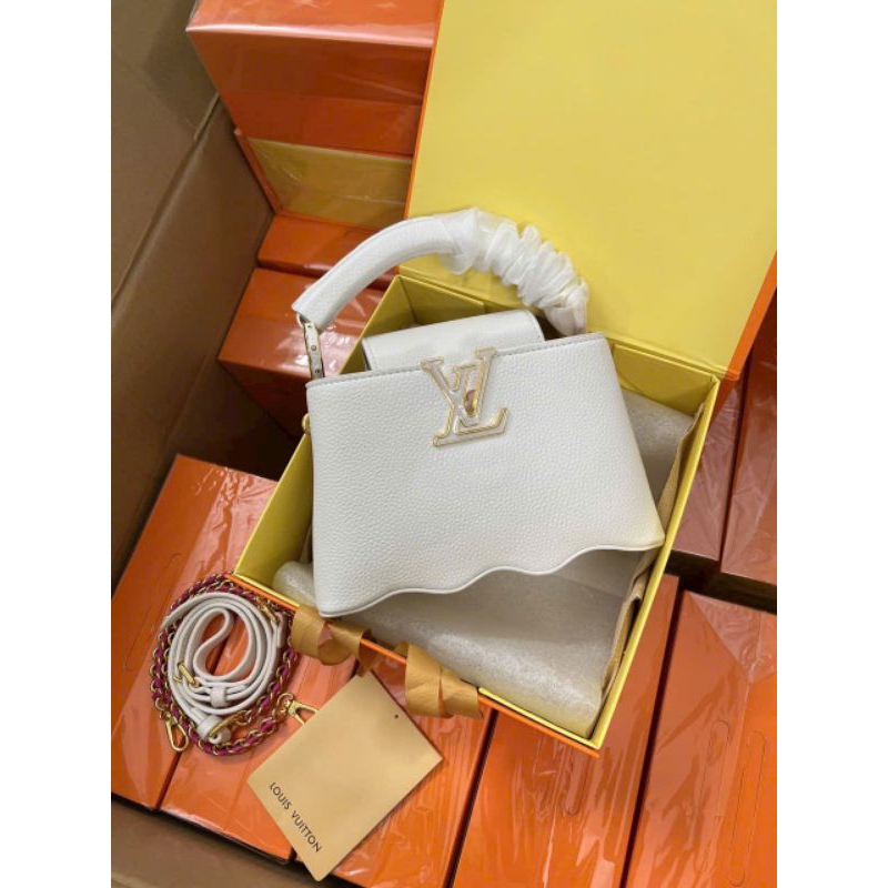 Túi xách nữ Lv box nam châm size22